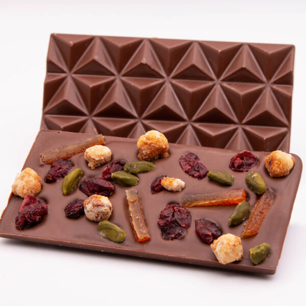 Milk Chocolate Mendiant Bar